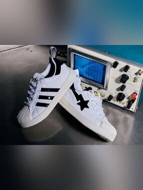 Kid's BAPE x adidas Superstar 360 K 'White Black'